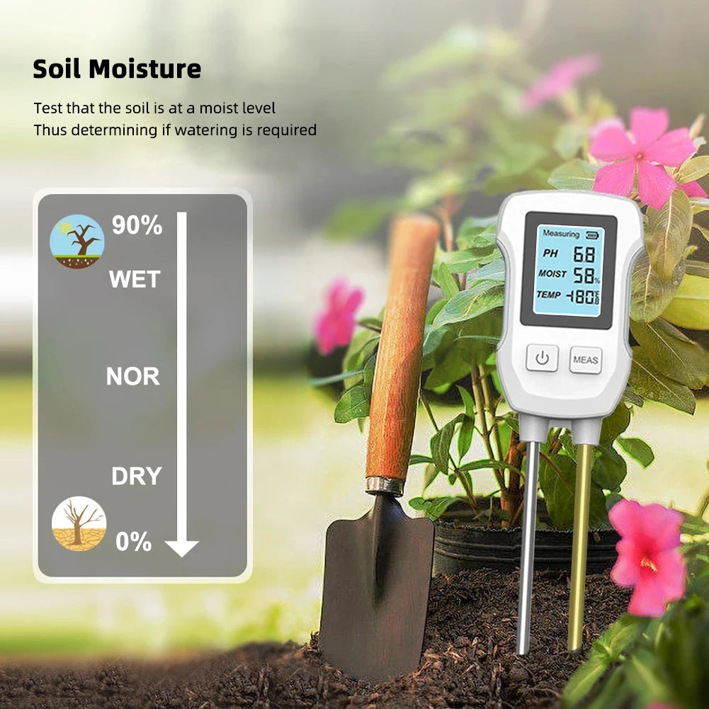 3in1 Digital Soil PH Meter