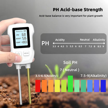 3in1 Digital Soil PH Meter